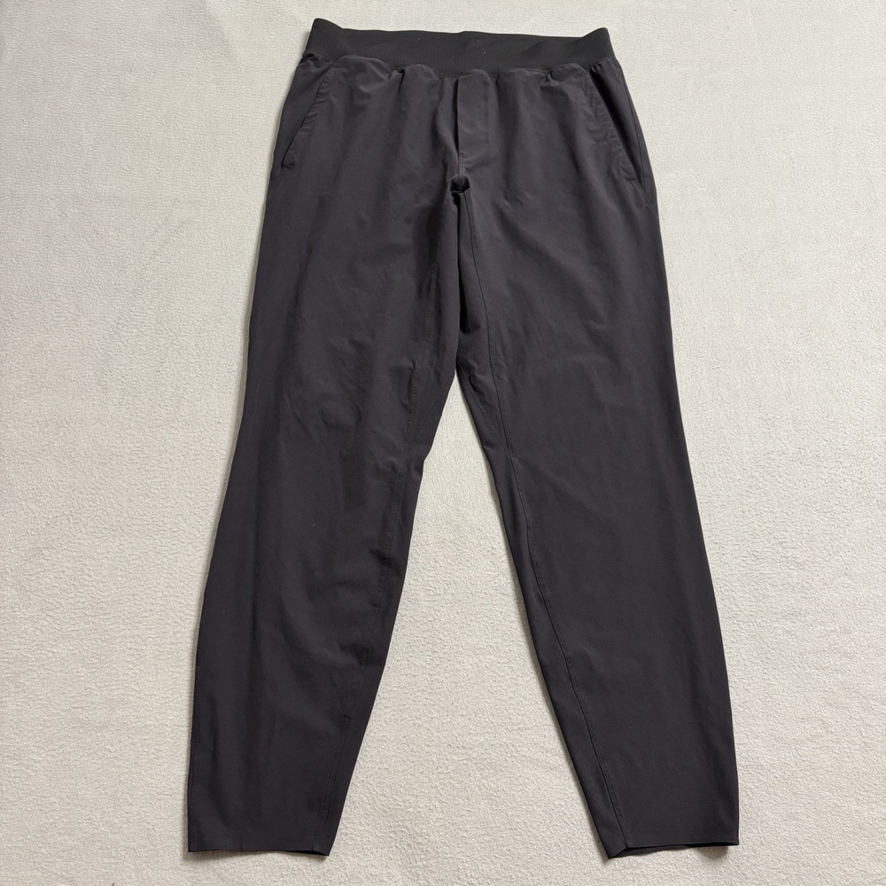 Lululemon In Mind  Pants Mens L Black Performance Athletic Stretch Golf Casual